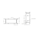 Volume Control Damper Frame Integrated Design Roll Forming Machine Egypt